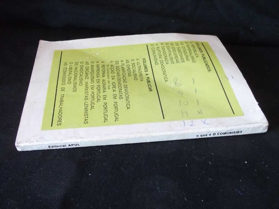 Livro O que é o comunismo 1976 Simón Sanchéz Montero