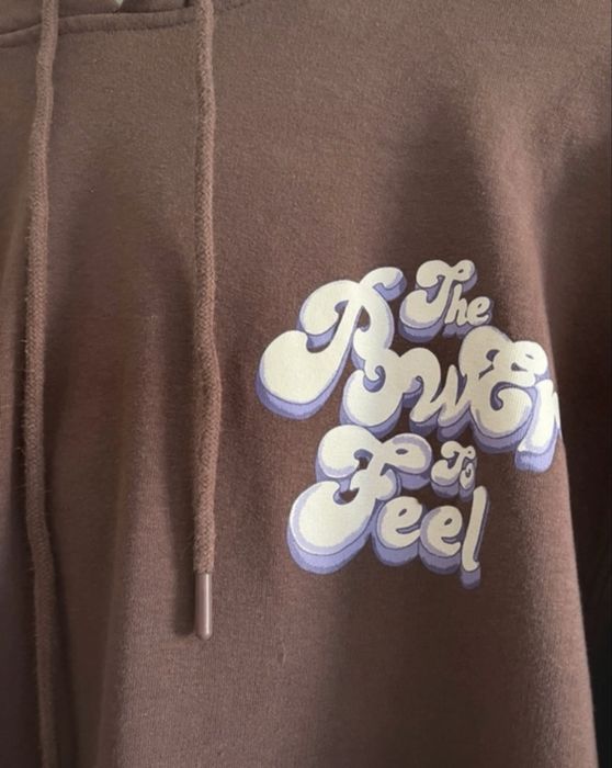 Bluza / kwiaty / brazowa