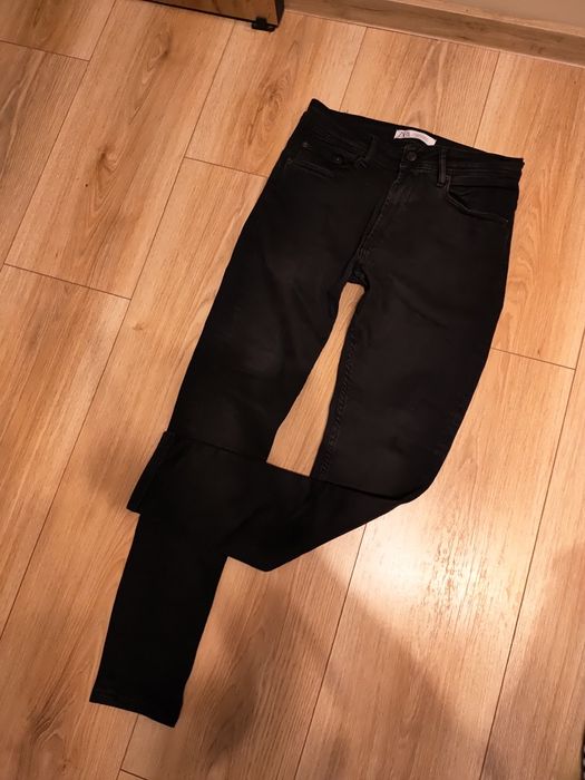 Spodnie rurki Zara 40 L wysoki stan