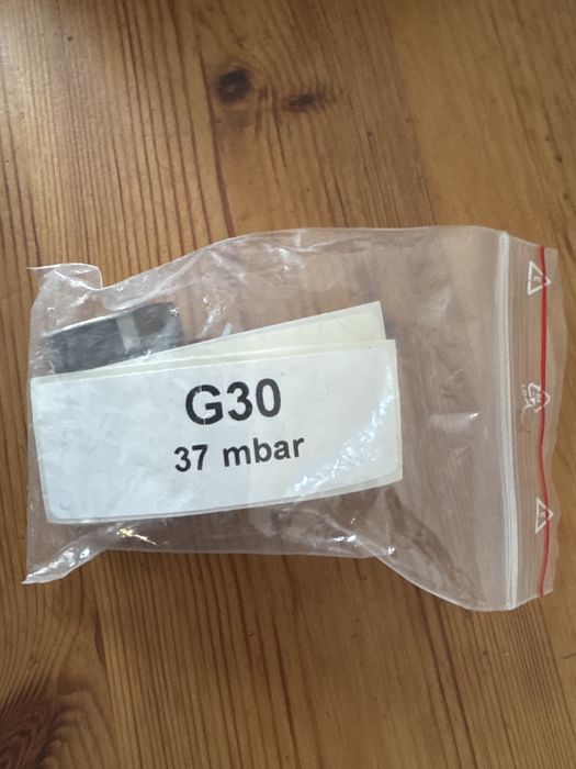 Dysze G30 Propan-Butan do kuchenki gazowej + króciec