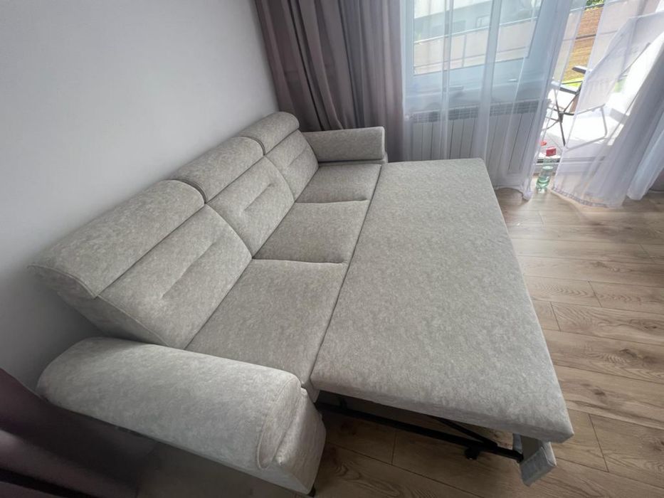 Sofa beż-szarość-krem 230cm