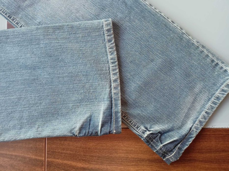 ESCADA cudowne jeansowe dzwony 36 NOWE