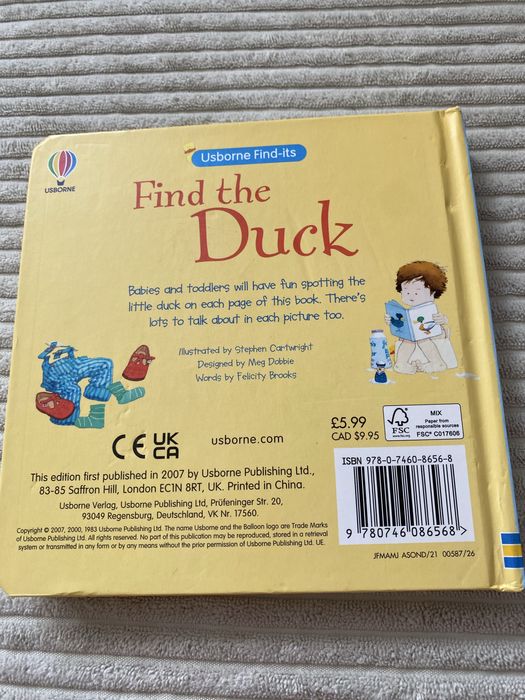 Książeczka Find the Duck