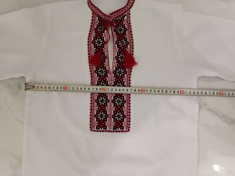 Вишиванка Ручна вишивка Сорочка вишита для хлопчика підліткова