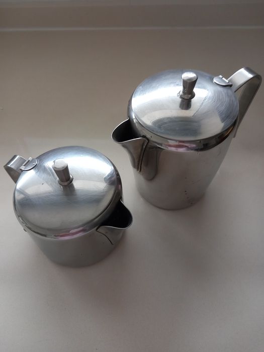 Cafeteira e Leiteira INOX