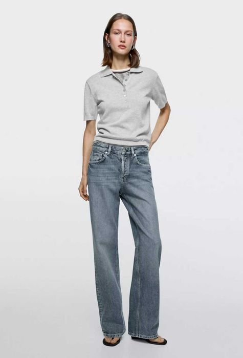 Джинсы Massimo Dutti wide leg