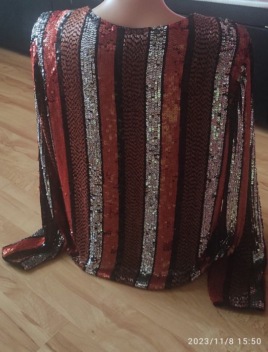Kardigan Forever Unique multicolor metalic Nowy