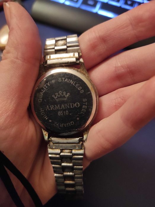 ZEgarek retro męski armando quartz 0510 super stan