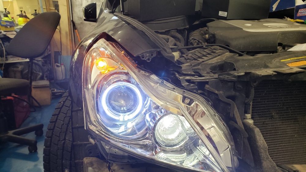 Ремонт led фар,уст..лед линз, перевод с  usa на eu