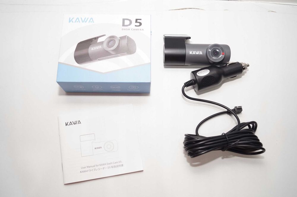 1883 KAWA D5 DASH CAMERA 2K 1440p kamera samochodowa rejestrator jazdy QHD