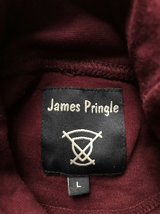 Piękny bordowy golf James Pringle rozm. L