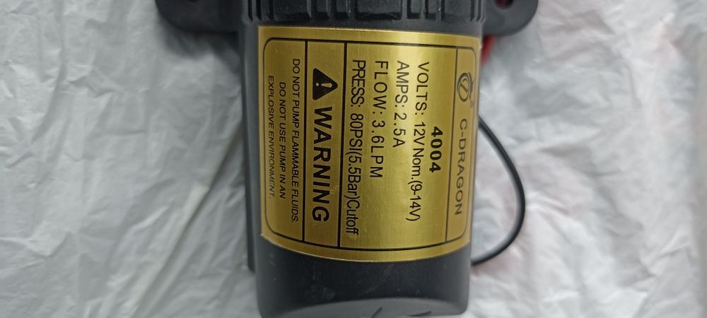 Помпа для акумуляторного обприскувача