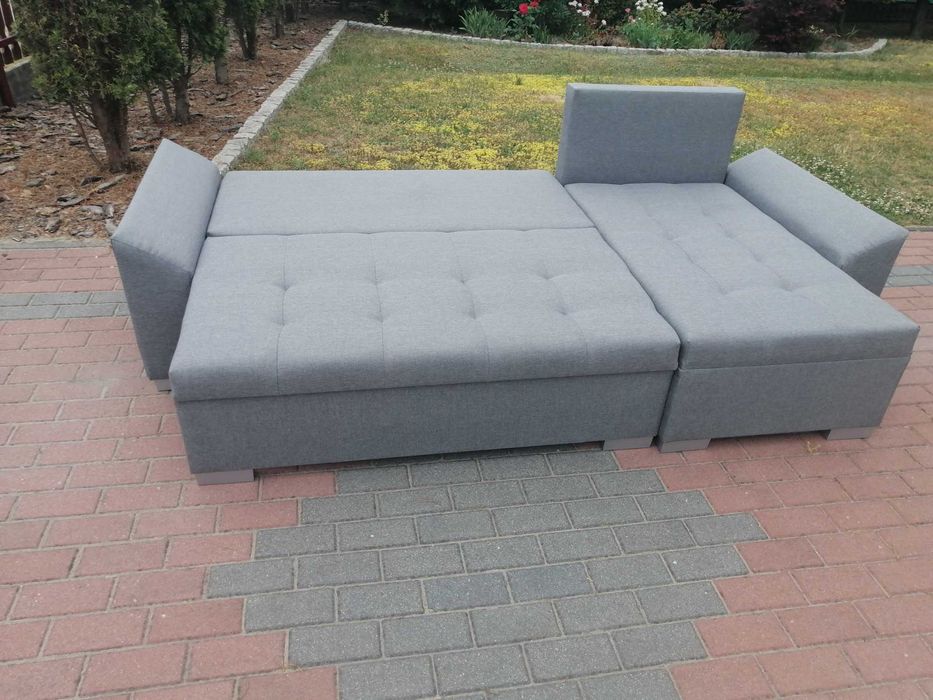 Kanapa Mateo | Rozkładana sofa narożna | Funkcja spania
