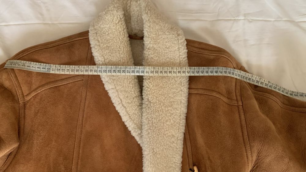 Жіноча натуральна дублянка Shearling (овчина) | Made in Turkey | р. 40