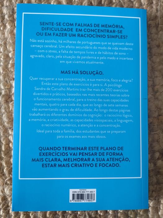 Um cérebro á prova de cansaço, de Sandra Martins