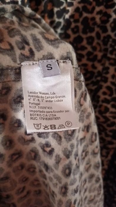 Vestido Lanidor  padrão leopardo