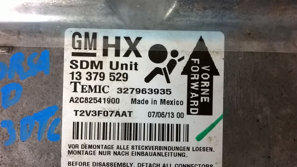 Centralina de Airbags - OPEL CORSA D (S07)