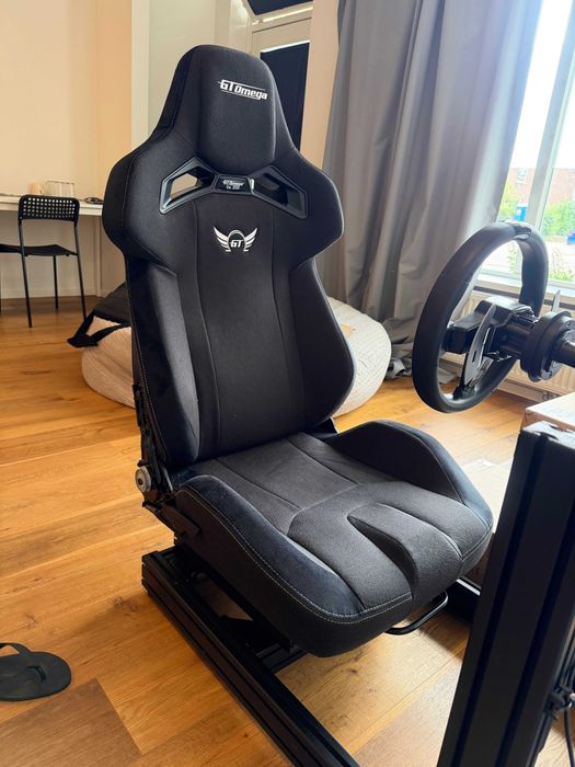 Cockpit Simracing GT Omega Prime Lite + Fanatec CSL DD 8NM (Loadcell) + GT Omega RS12 | Completo, Como Novo, c/ Faturas