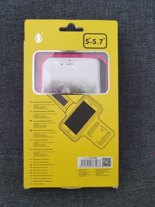 Bolsa cor de rosa para telemóvel