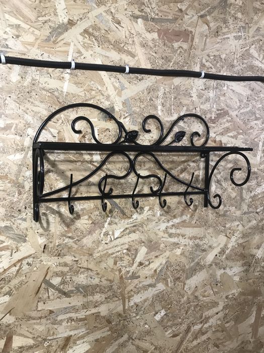 Вешалка кованая,вішак,прихожая, ковка, метал