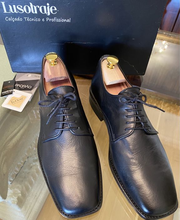 Sapatos de Couro Legítimo Traje Académico