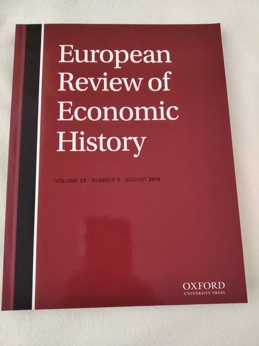 História Económica: European Review of Economic History, agosto 2019