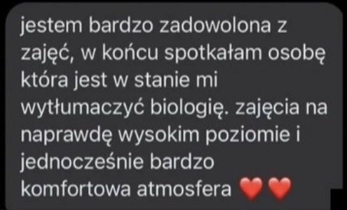Korepetycje biologia