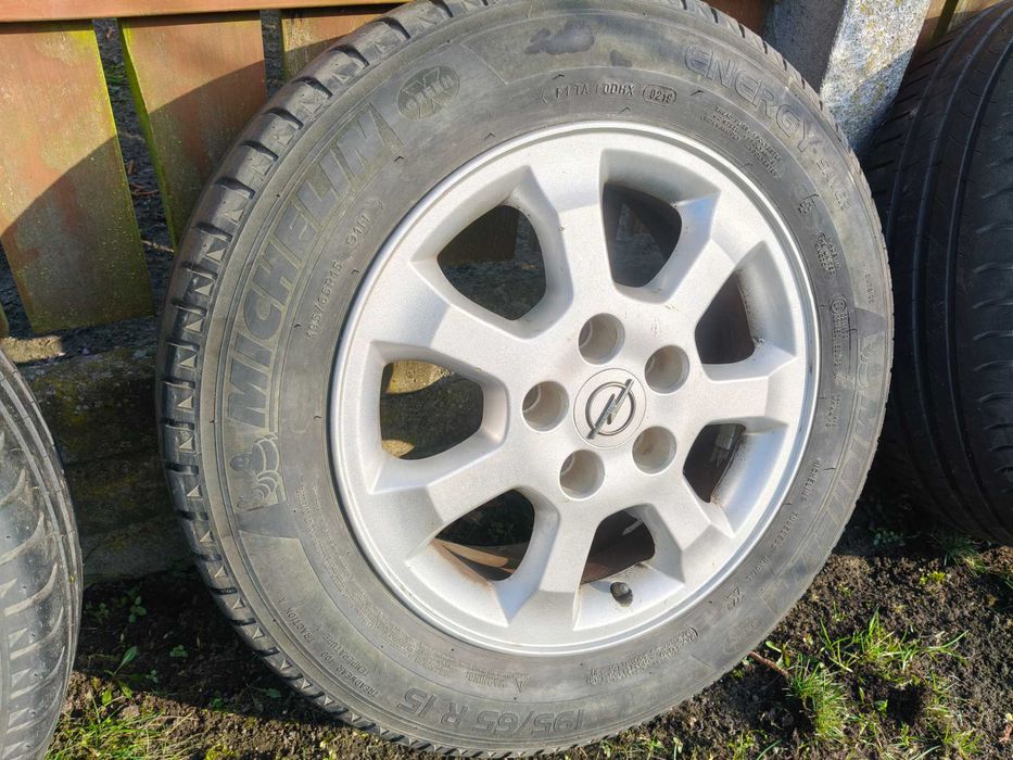 Felgi aluminiowe Opel 5x110 15" 5szt (oryginalne, komplet)