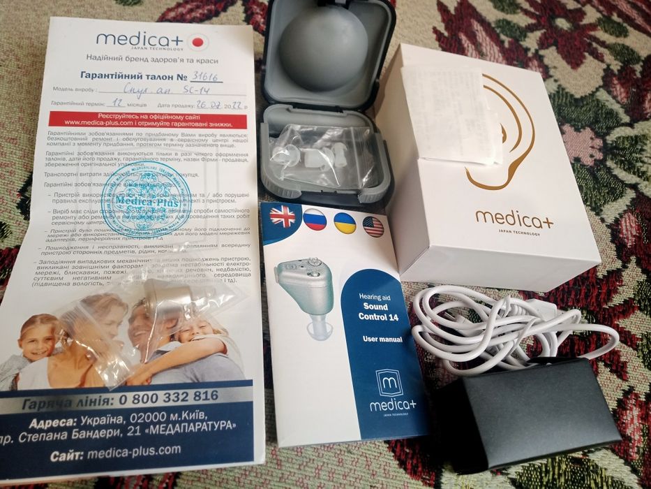 Продам новый слуховой аппарат