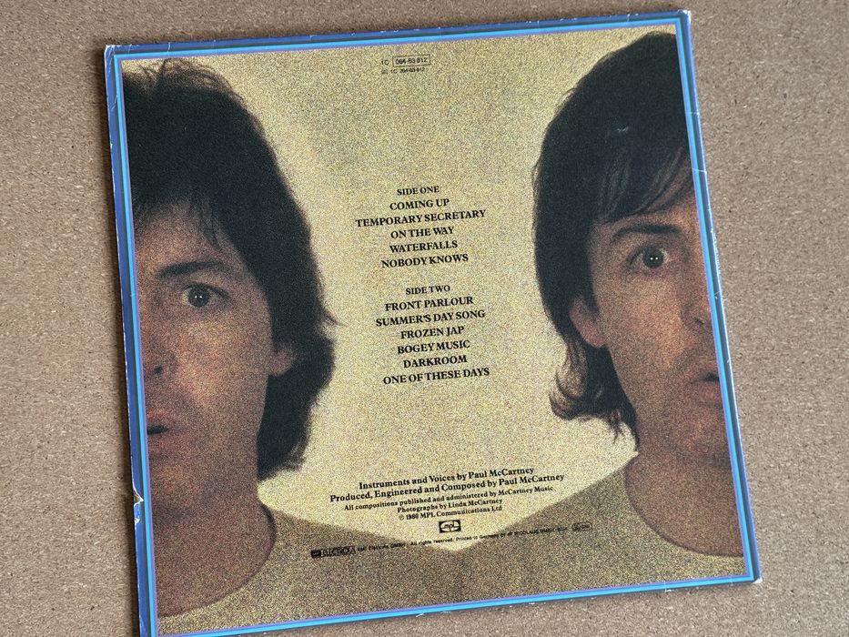 Paul McCartney McCartney II 2 winyl płyta lp