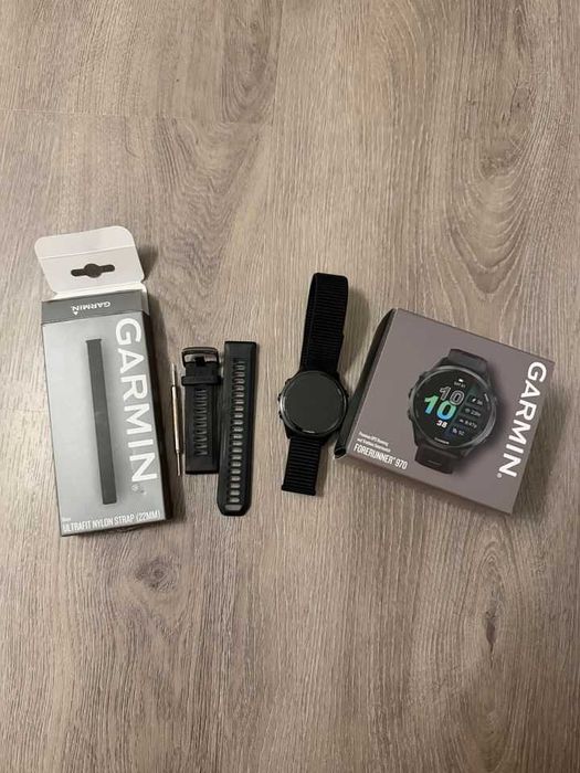 Garmin Forerunner 970 + dodatkowy pasek – jak nowy