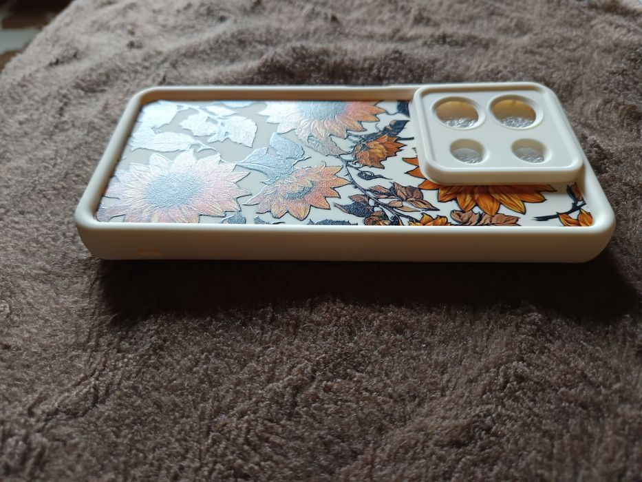 Etui, case na telefon w słoneczniki, obudowa Xiaomi Redmi Note 13 5G