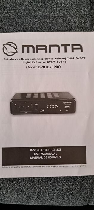 Dekider Dvb-T2 Manta
