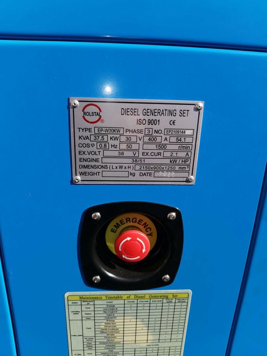 Agregat prądotwórczy 30 KW wynajem