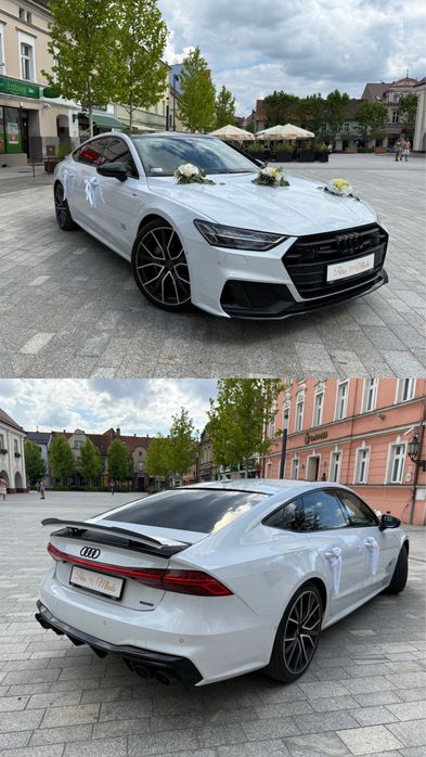Auto do ślubu Nowy model audi A7 i Q8