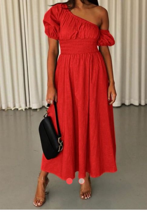 Czerwona sukienka hiszpanka