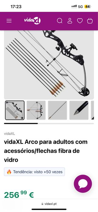 Arco e Flecha VIDAXL