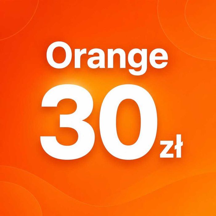 Doładowanie Orange 30 zł - kod SMS, dostawa GRATIS!