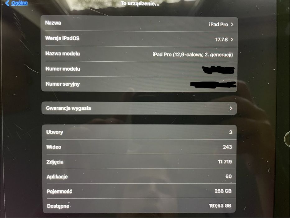 iPad Pro 2 generacji(256GB pamięci)