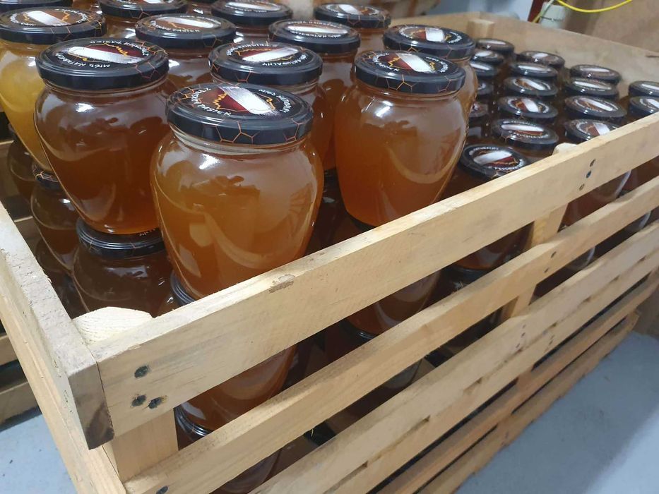 MIODY Naturalne―Pasieka PRADAWNA®1957―Miód LEŚNY borówka-malina-jeżyna