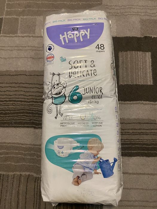 Памперси Happy Bella 6 розмір(48 штук)