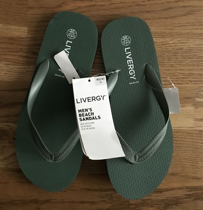 Klapki, japonki męskie Livergy 40/41