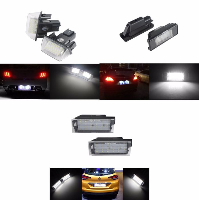 Led Підсвітка номера Citroen C3 C4 C5 Renault Peugeot 306 308 Duster