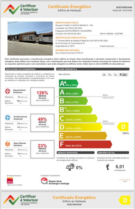 VENDE-SE MORADIA GEMINADA- VALADARES