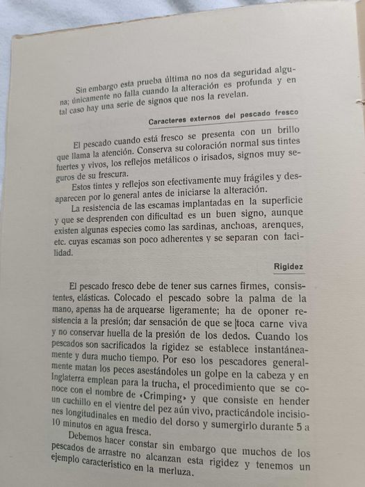 Livro de receitas em espanhol 1933