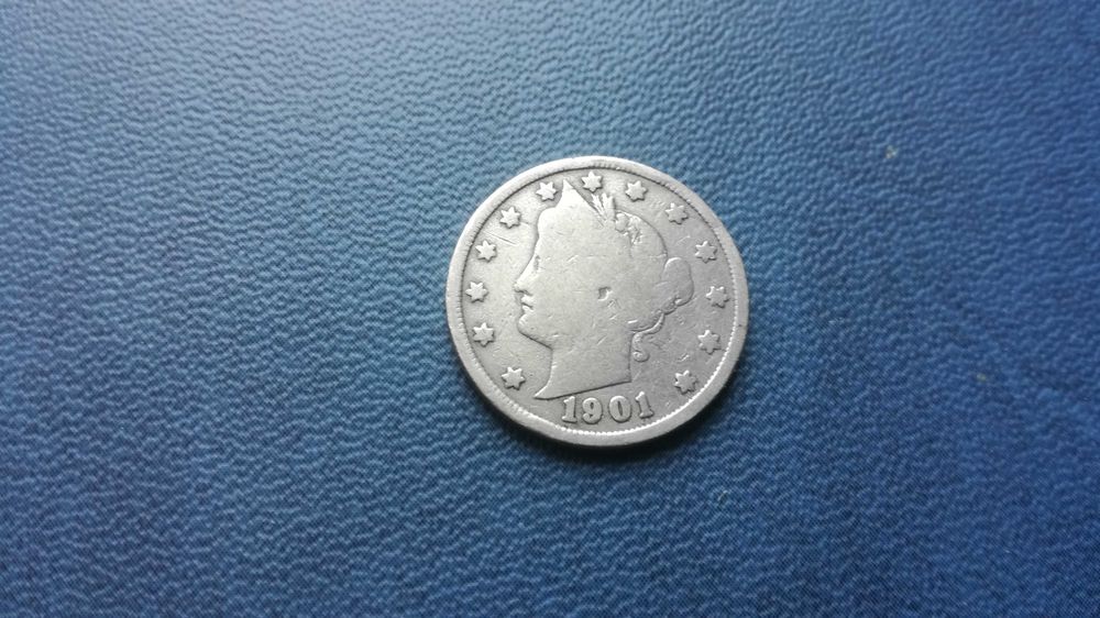 USA 5 centów (Liberty nickel) 1901