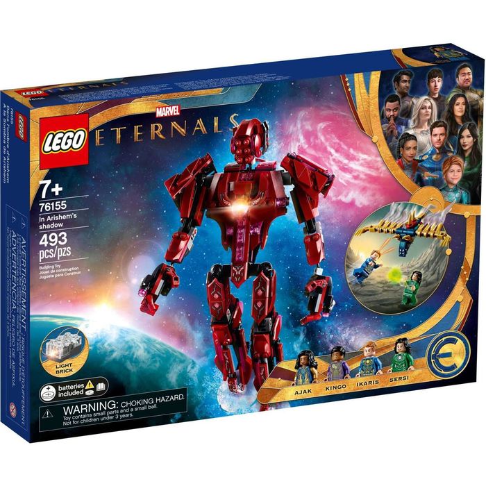 Новий Lego Marvel 76155 Eternals Вічні перед лицем Арішема