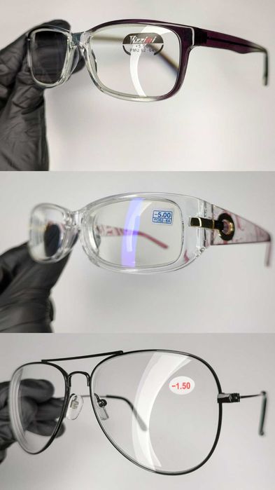 Хамелеон Очки Фотохром Нульові та Для зору Скло +\-0/0.5/1/2 до 20