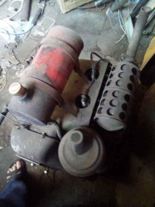 Двигатель УД 2  двухцилиндровый. Карбюраторный