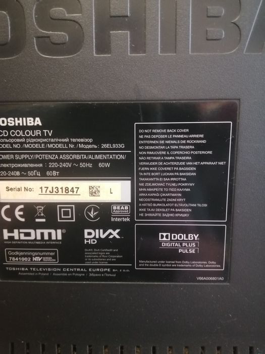 Telewizor Toshiba